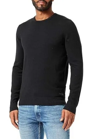 Replay Herren Pullover aus Wollmix, (Schwarz), XS