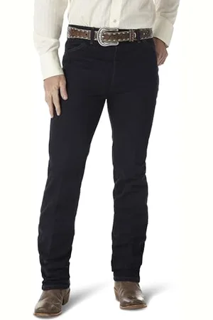 Wrangler Herren Cowboy Cut Silver Edition Slim Fit Bootcut Jeans, Dark Denim, 36W x 32L US, Herren, 36W x 32L