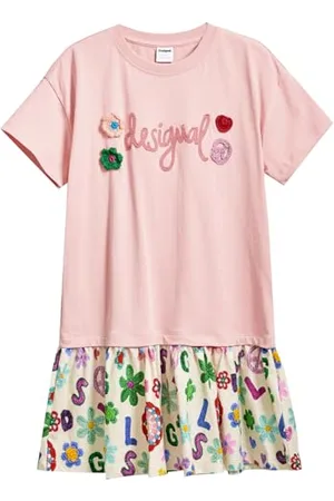 Desigual Mädchen Vest_BO Kleid, , 6 Jahre