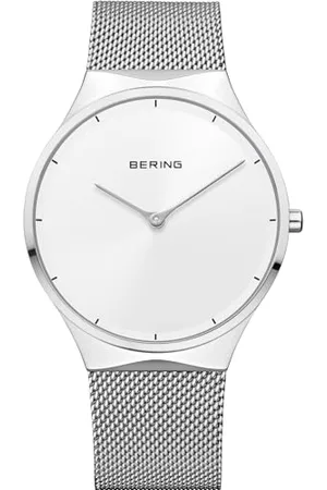 Bering Unisex Uhr Quarz Movement - Classic Collection mit Edelstahl und Saphirglas 12138-004