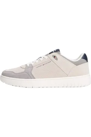 Tommy Hilfiger Herren Th Basket Core Lite Suede Fm0fm05519 Low Top, Grey (Grey Whisper), 42 EU