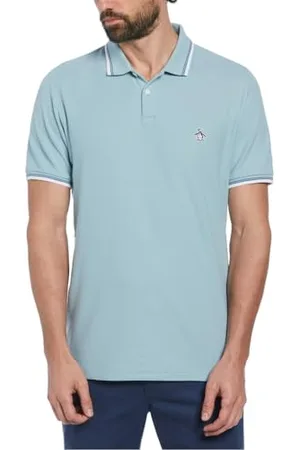 Original Penguin Herren Tipped Sticker Pete Polohemd, , L