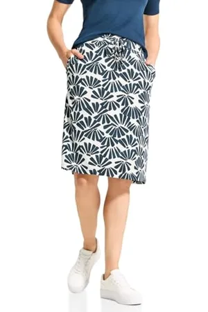 CECIL Damen B361516 Midirock mit Print, , Large