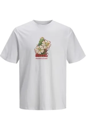 JACK & JONES JACK&JONES Herren JORVERMONT Nature Front Tee SS Crew Neck T-Shirt, , XXL