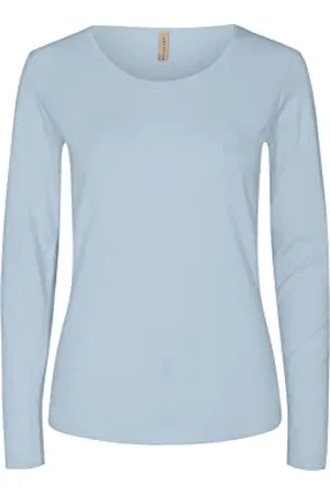 soyaconcept Damen Sc-pylle 2 Longsleeve Basic T-Shirt, , XXL