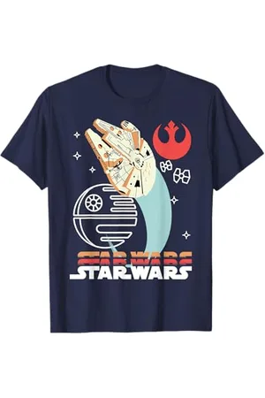 STAR WARS Millennium Falcon Todesstern Bunt B1 T-Shirt