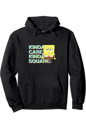 Spongebob Sponge Bob - Schwammkopf Kinda Care Kinda Square Pullover Hoodie