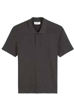 Marc O’ Polo Marc OߴPolo Denim Herren Kurzarm-Poloshirt aus Bio-Baumwolle Regular Fit, Grau (Broken Graphite), M