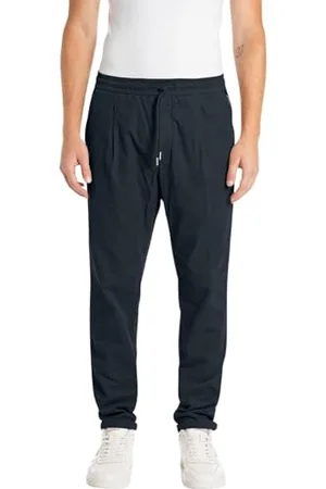 Replay Herren Freizeithose mit Tunnelzug, Blau (Deep Blue 088), 33W / 30L