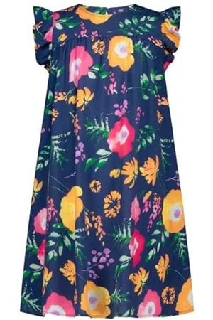 Salt & Pepper BY KIDS PARK Female Girls Summer Dress Flowers Kinderkleid, , 128 EU