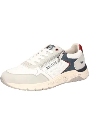 Mustang Herren 4200-303 Schnuerhalbschuh, Ice/hellgrau, 45 EU