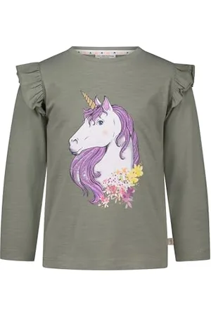 Salt & Pepper BY KIDS PARK Girls Longsleeve Print Glitter Unicorn