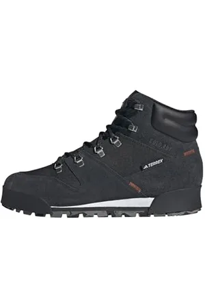adidas Herren Terrex Snowpitch Cold.RDY Hiking Shoes Wanderschuhe, Core Black/Core Black/Orange, 44 2/3 EU