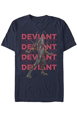 Marvel Unisex The Eternals Deviant Repeating Organic Short Sleeve T-shirt, , L