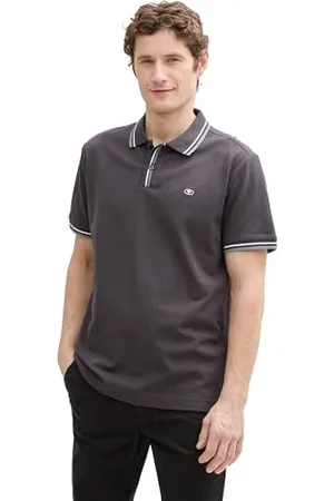 TOM TAILOR Denim T-Shirt mit Streifenmuster, White mid Blue Stripe, XXL