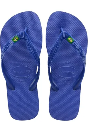 Havaianas Top Brasil, Bequeme, Robuste und Leichte Badelatschen, mit Rutschfesten Sohlen, Brasilien-Flagge auf den Riemen, Unisex Erwachsene