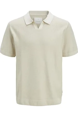 JACK & JONES Jprcceaston Knit Split Neck Ss