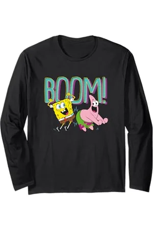 Spongebob Sponge Bob - Schwammkopf Patrick Boom Langarmshirt
