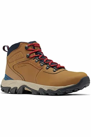 Columbia Newton Ridge Plus II WP wasserdichte Wanderstiefel für Herren, Braun (Light Brown x Red Velvet), 41 EU