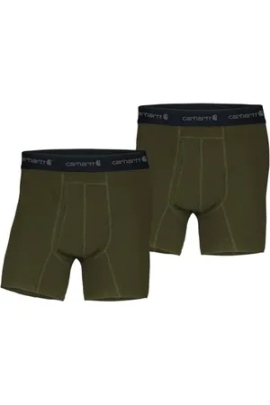 Carhartt Herren Boxershorts aus Baumwollmischgewebe, 12,7 cm, 2er-Pack Retroshorts, , Medium