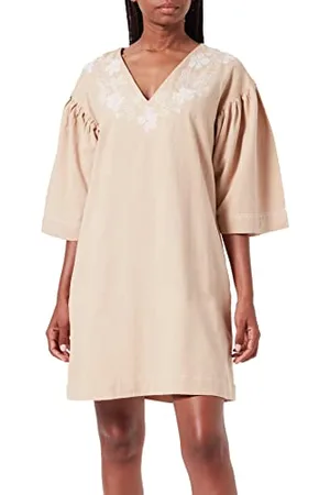 People Tree Damen Clarice Embroidered Tunic Shirt, , 12