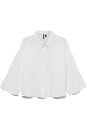 VERO MODA Damen Vmnatali Crop Shirt WVN Ga SPE Top, , Small