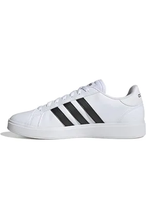adidas Herren Grand Court Base 2.0 Shoes Schuhe, Cloud White/Core Black/Cloud White, 40 2/3 EU