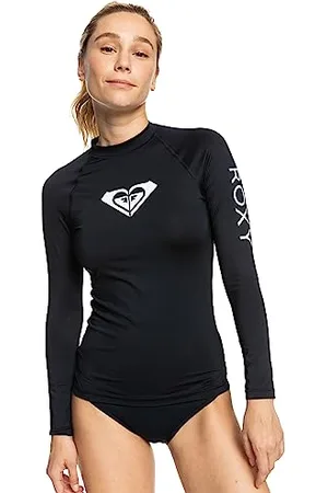 Roxy Damen Whole Hearted Long Sleeve UPF 50 Rashguard Rash-Guard-Shirt, , L