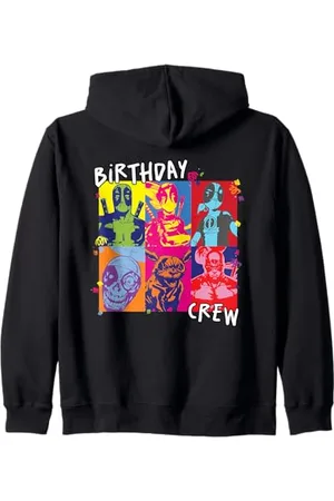 Marvel Deadpool Corps Birthday Crew Matching Birthday Party Kapuzenjacke