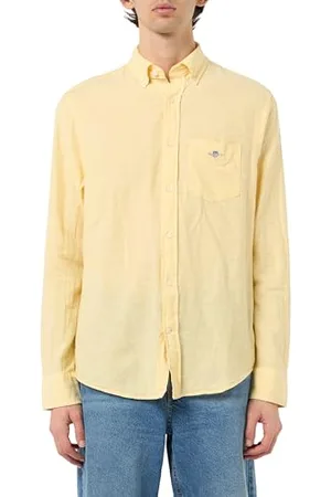 GANT Herren REG Cotton Linen Shirt Hemd, , XL