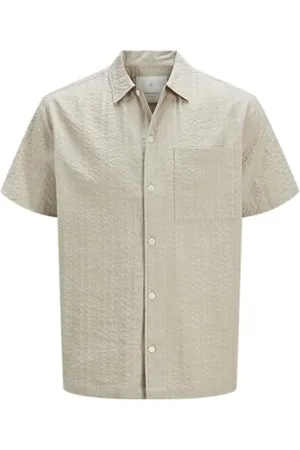 JACK & JONES Jprcceaston Seersucker S/S Shirt