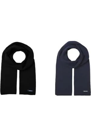 JACK & JONES JACDNA KNIT SCARF NOOS BLACK JACDNA KNIT SCARF NOOS NAVY BLAZER