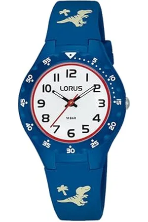 Lorus Jungen Analog Quarz Uhr mit Silicone Armband RRX49GX9