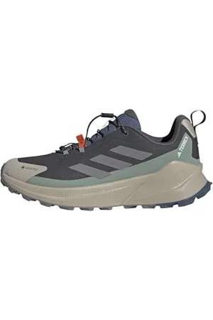 adidas Herren Terrex Trailmaker 2 Gore-TEX Speed LACE Hiking Shoes Wanderschuhe, Carbon/Grey Three/Silver Green