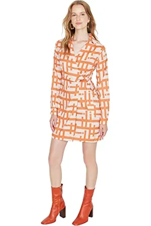 Trendyol Damen Woman Mini A-linie Stehkragen Gestrickt Kleid Kleid V-Ausschnitt Standard Kleid, , 36
