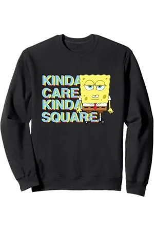 Spongebob Sponge Bob - Schwammkopf Kinda Care Kinda Square Sweatshirt