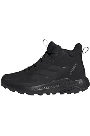 adidas Damen Terrex Anylander Mid RAIN.RDY Hiking Shoes Wanderschuhe, Core Black/Core Black/Grey Four, 42 EU
