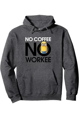 Minions Despicable Me Kevin No Coffee No Workee Pullover Hoodie