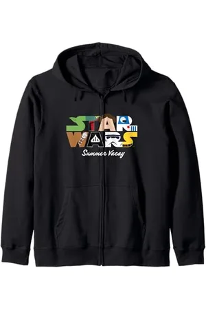 STAR WARS Summer Vacay Epic Characters Group Shot Chest Logo Kapuzenjacke