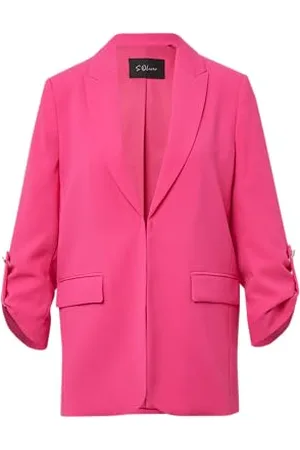 QS by s.Oliver S.Oliver Schwarz Label Damen 2162600 Indoor-Blazer, 4501, 46
