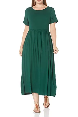 Amazon Damen Ärmelloses Tailliertes Maxikleid (Erhältlich In Übergröße), , XL