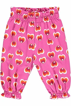Green Cotton Heart Flared Pants Baby