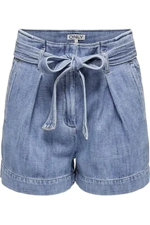 ONLY Denim Shorts Relaxed Fit Hohe Taille, , Large