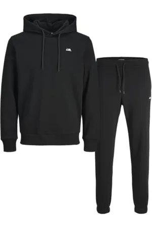 JJ Herren Jrebrebel Logo Sweat Hood/Pants Mp, Black, XXL