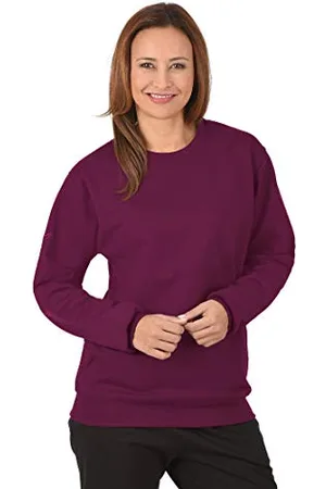 Trigema Damen 574501 Sweatshirt, Rot ( 89, 48 (Herstellergröße: XL)
