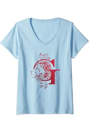 Harry Potter Gryffindor Glitter T-Shirt mit V-Ausschnitt