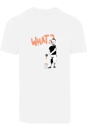 Merchcode Herren T-Shirt What T-Shirt, Regular Fit, Cotton 100%, M