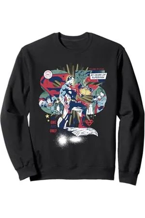 DC Comics Originals DC Superman Bird Plane Hero Man Sapparell Action 85 Jahre Sweatshirt