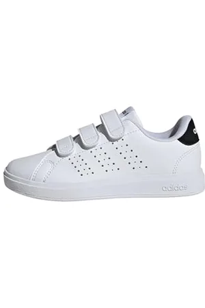 adidas Advantage Base 2.0 Shoes Children Tennisschuhe, Cloud White/Cloud White/Core Black, 29 EU