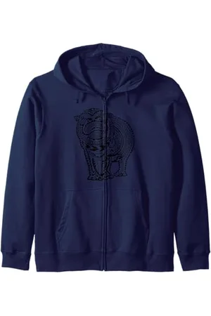 Huebucket Polynesian Hippo Kapuzenjacke
